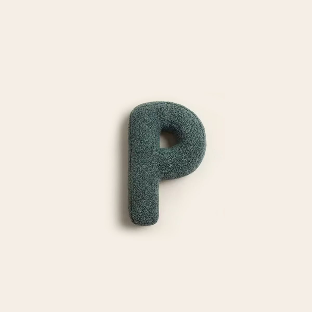 Letter-Shaped Decorative Pillow – Alphabet Design