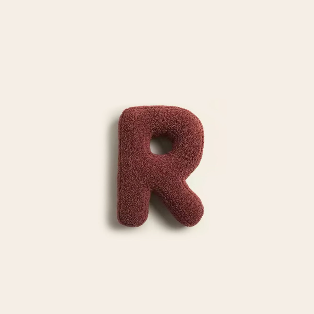 Letter-Shaped Decorative Pillow – Alphabet Design