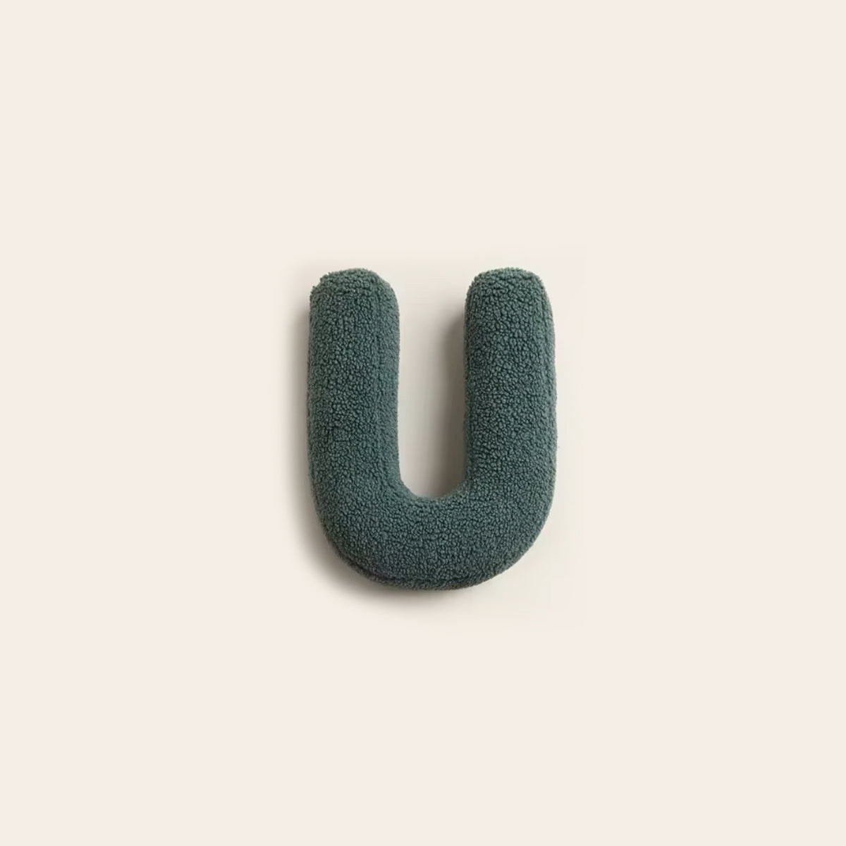 Letter-Shaped Decorative Pillow – Alphabet Design