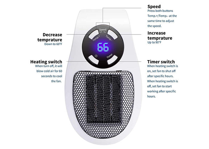 CozyGlow Smart Space Heater - Efficient & Portable Heating Solution