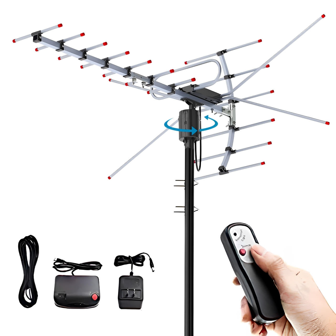 360° High Definition Outdoor Antenna for Uninterrupted Viewing