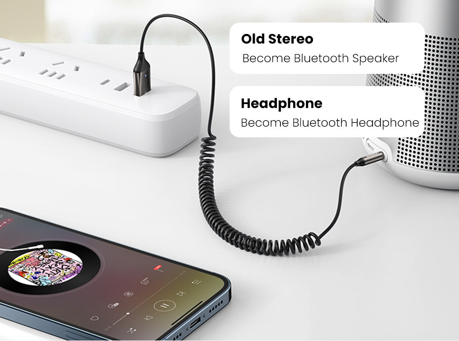 Wireless Music Streaming Adapter for Car Audio
