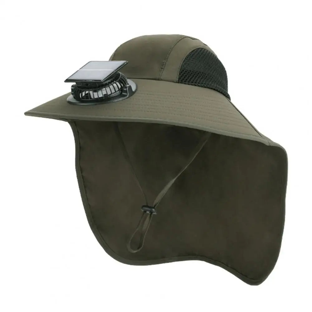 Sun Breeze Hat with Integrated Fans for Ultimate Comfort