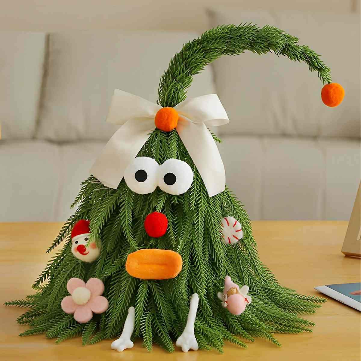 Festive Charm Miniature Christmas Tree for Your Tabletop