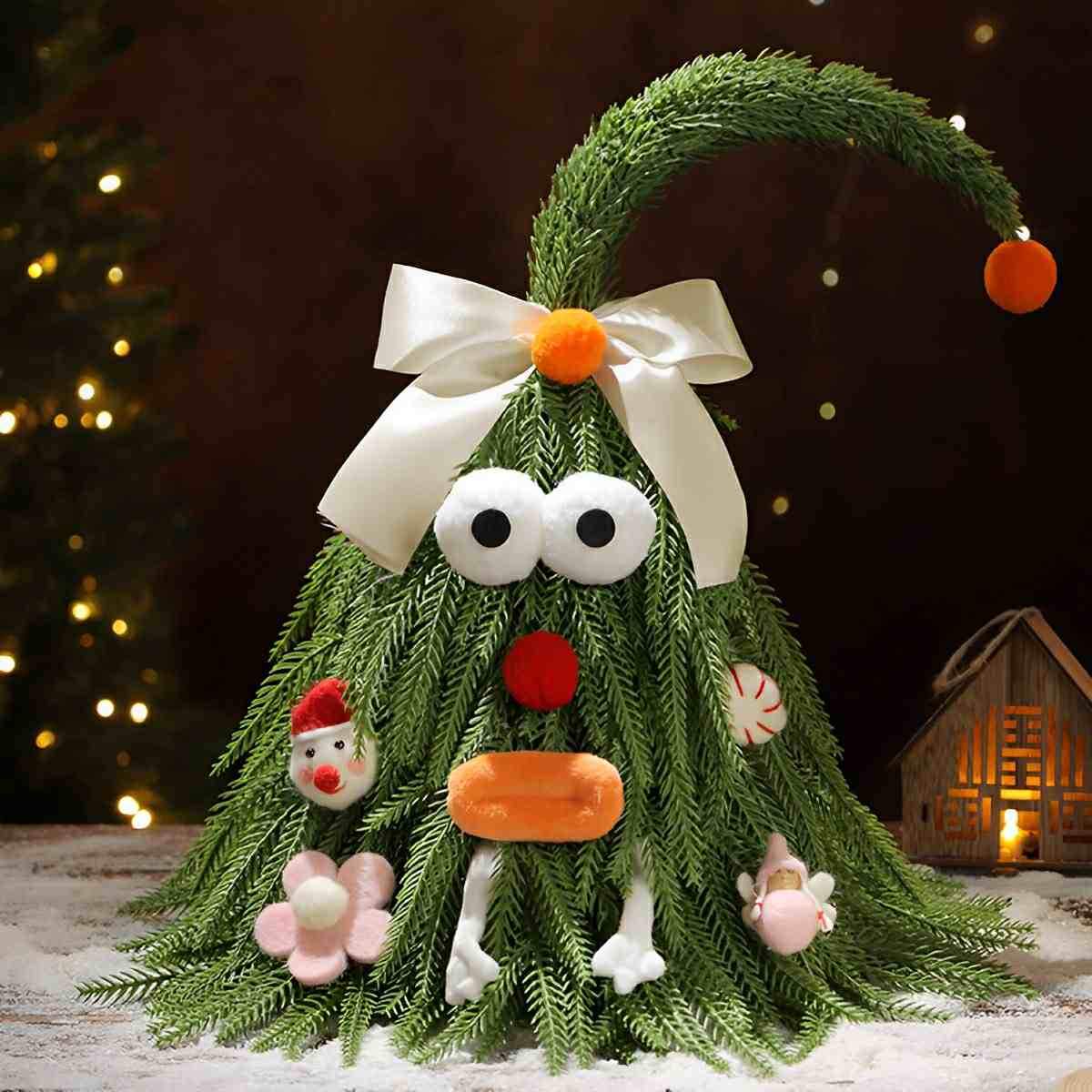Festive Charm Miniature Christmas Tree for Your Tabletop