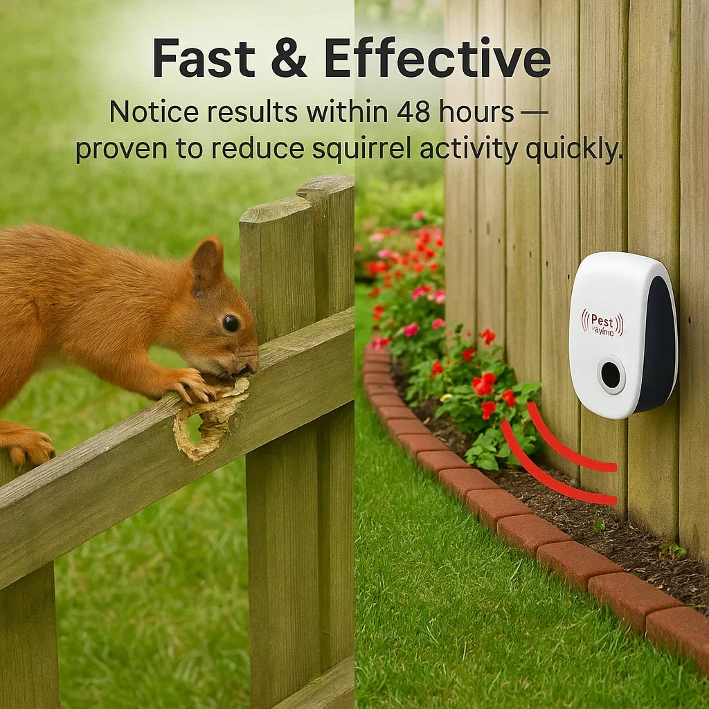 Solar-Powered Ultrasonic Pest Control for Gardens