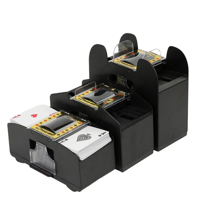 Effortless Card Shuffling Device with Versatile Power Options