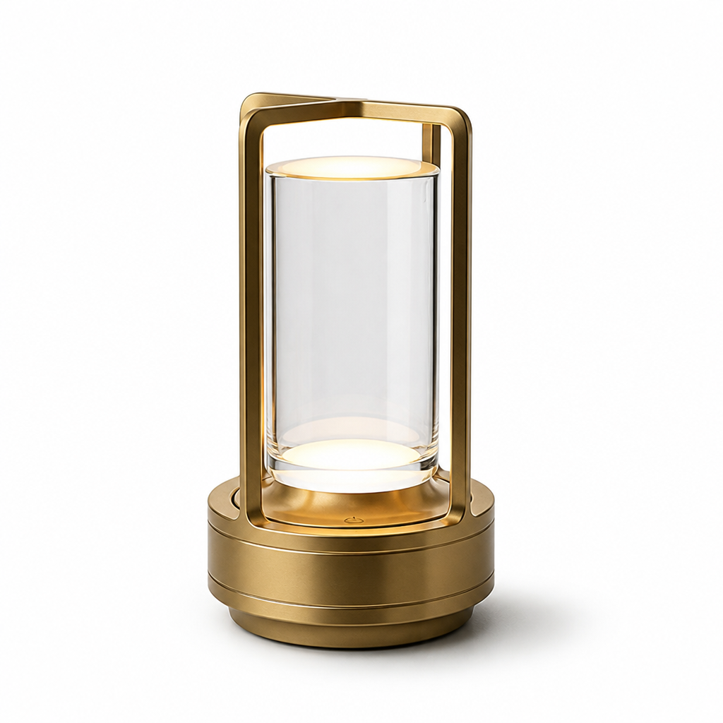 USB-C Rechargeable Aluminum Table Lamp with Touch Control