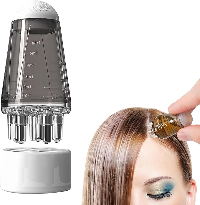 Nourishing Hair Oil Applicator with Scalp Massager