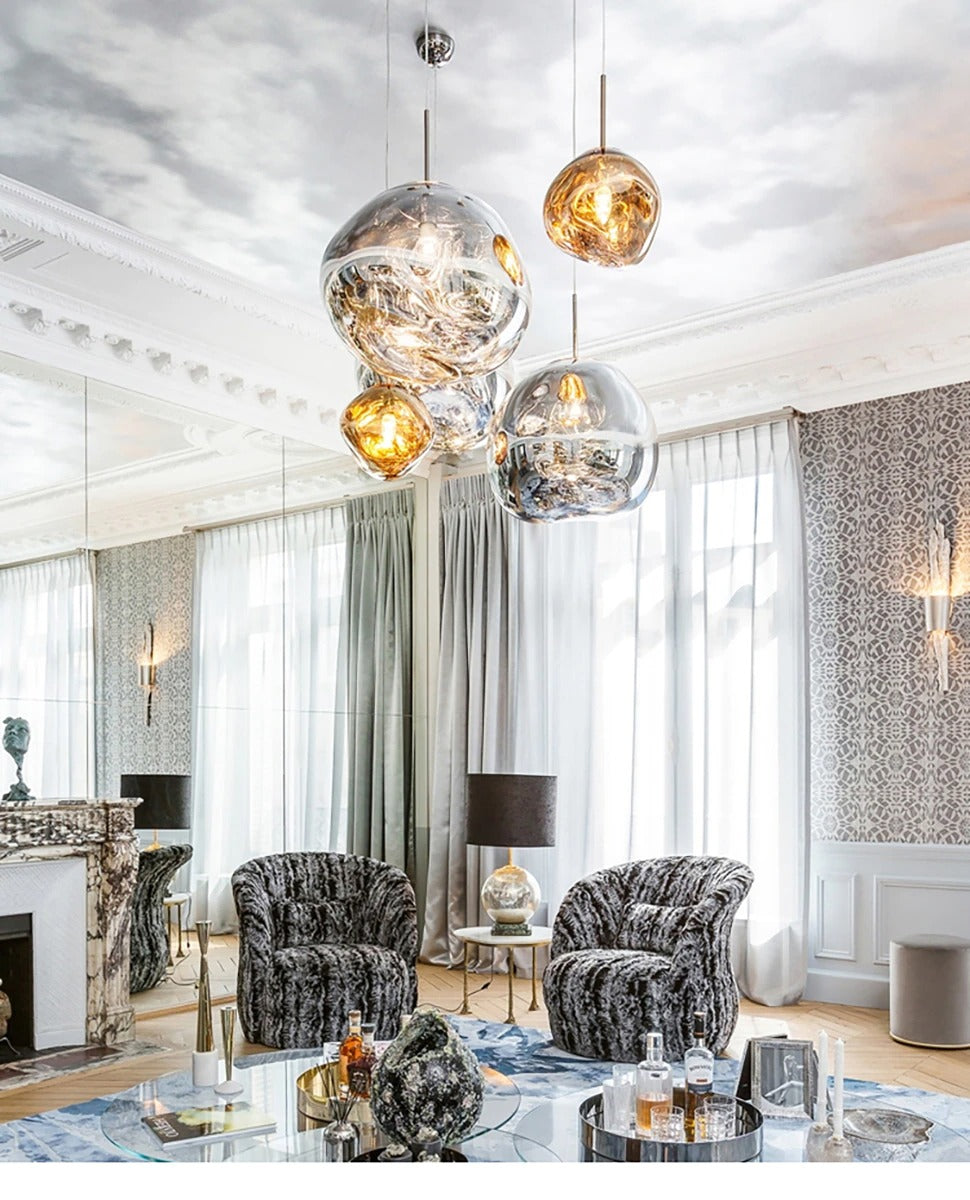 Contemporary LED Hanging Light Fixture