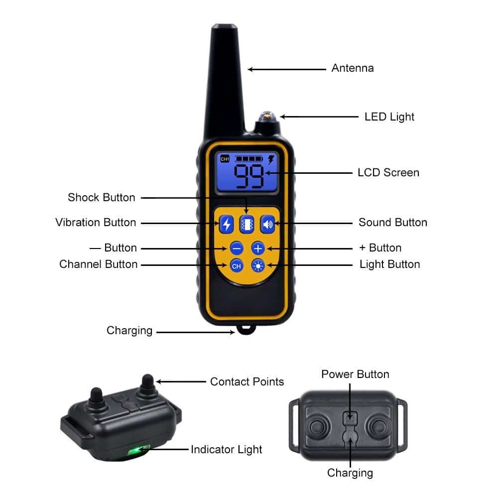 Smart Dog Training Collar with 800-Meter Range