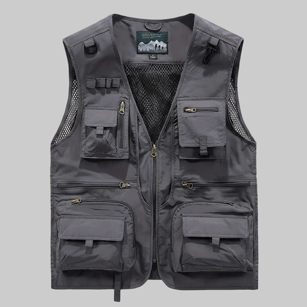 ExplorerPro – Versatile Outdoor Vest with Secure Zippered Pockets