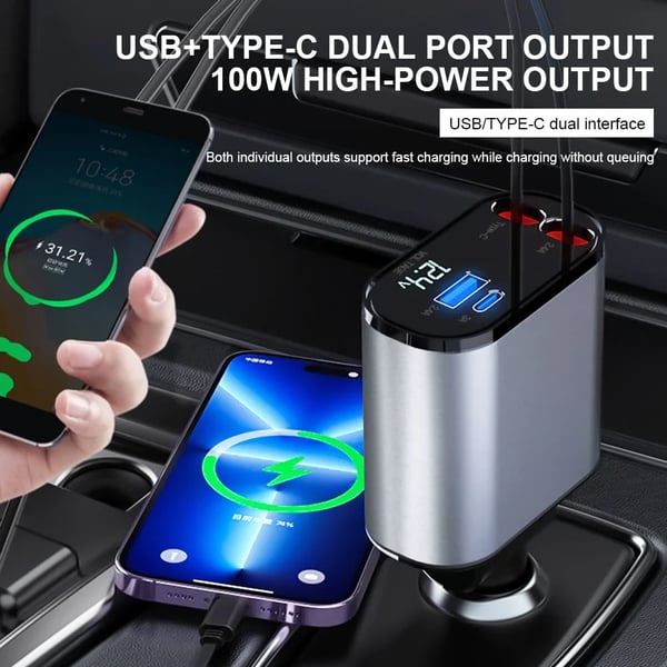 PowerDrive Car Charger with Dual Ports