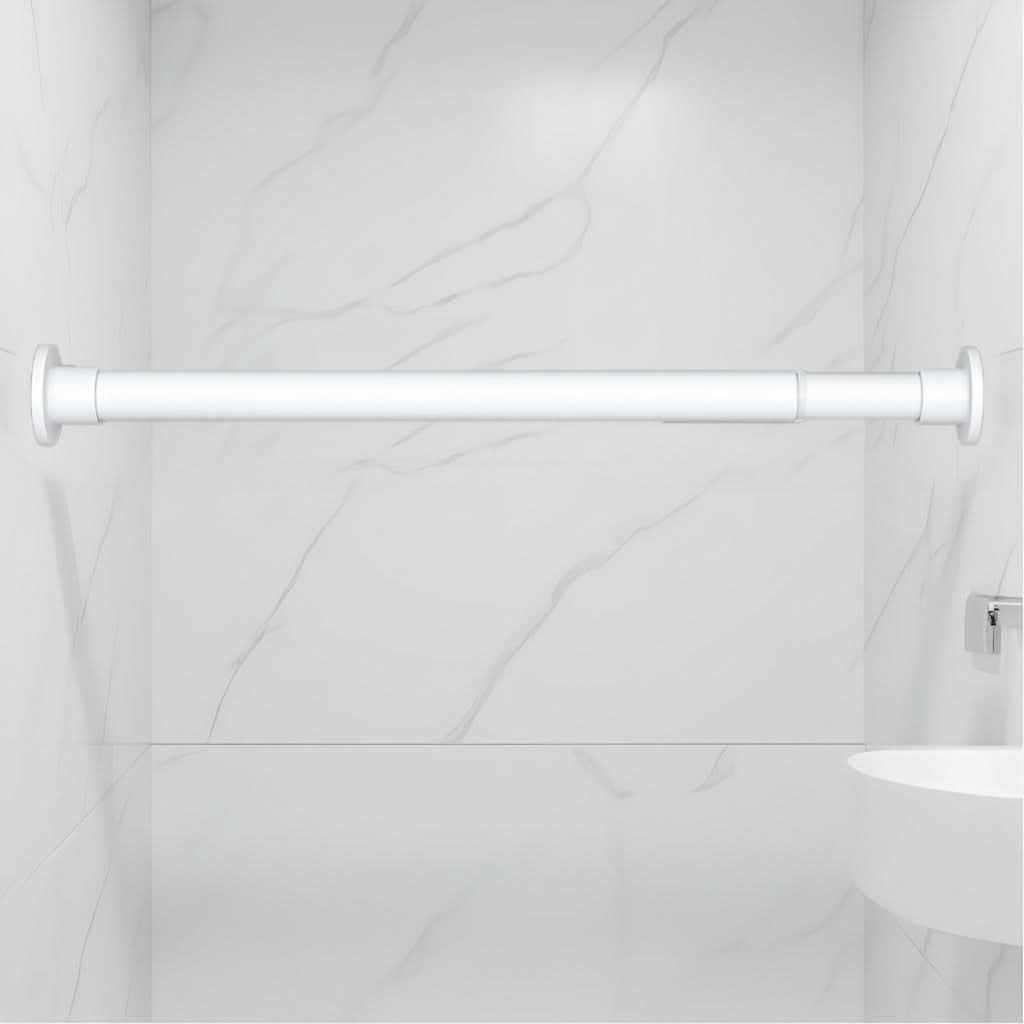 Versatile Adjustable Spring Rod for Smart Home Organization