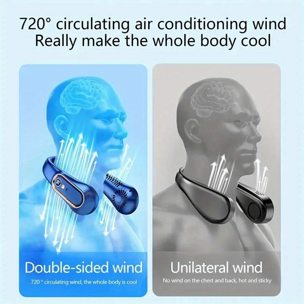 AeroCool Neck Fan – Ultimate Hands-Free Cooling Solution