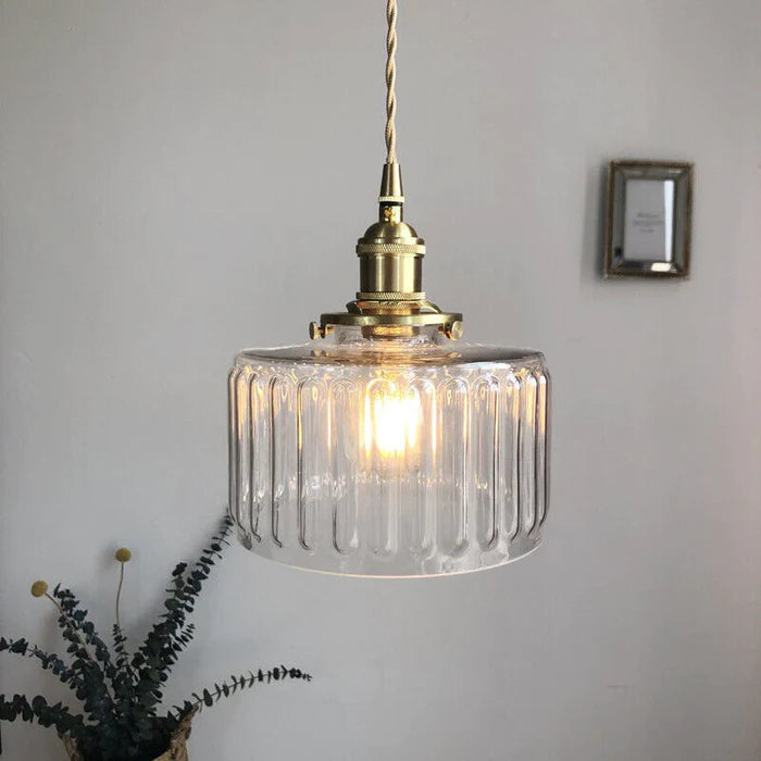 Celestial Vintage Crystal Hanging Light Fixture