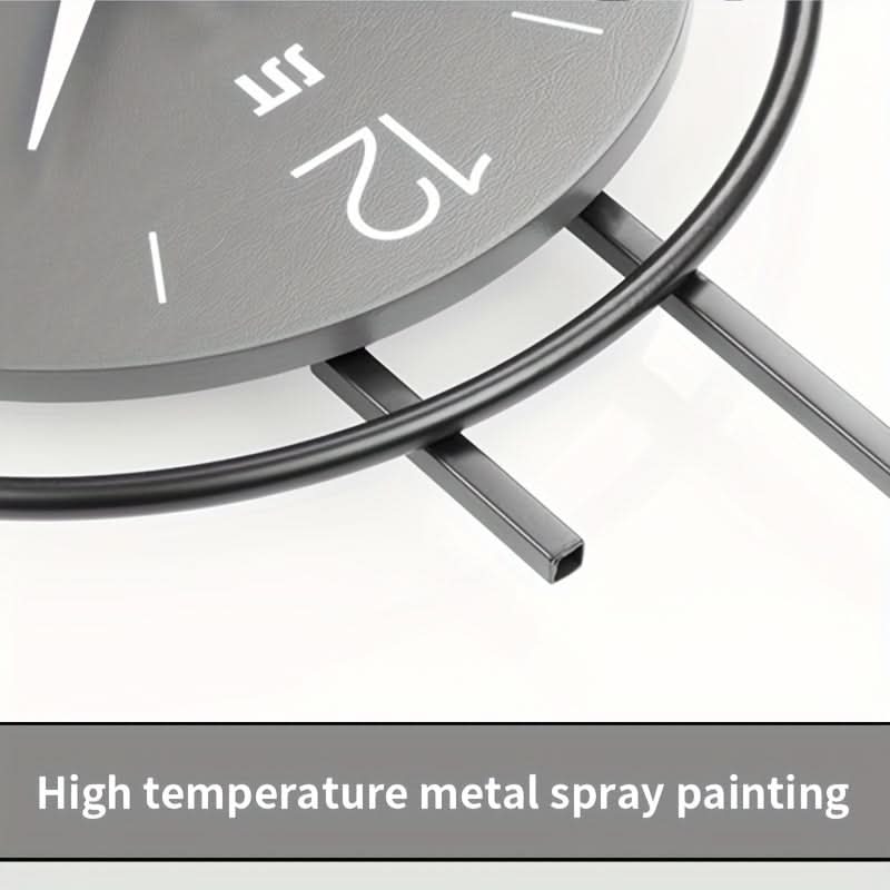 Tranquil Timekeeper - Minimalist Wall Clock with Iron Frame
