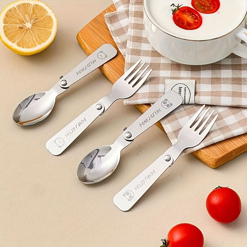TravelMate – Compact Folding Utensil Set