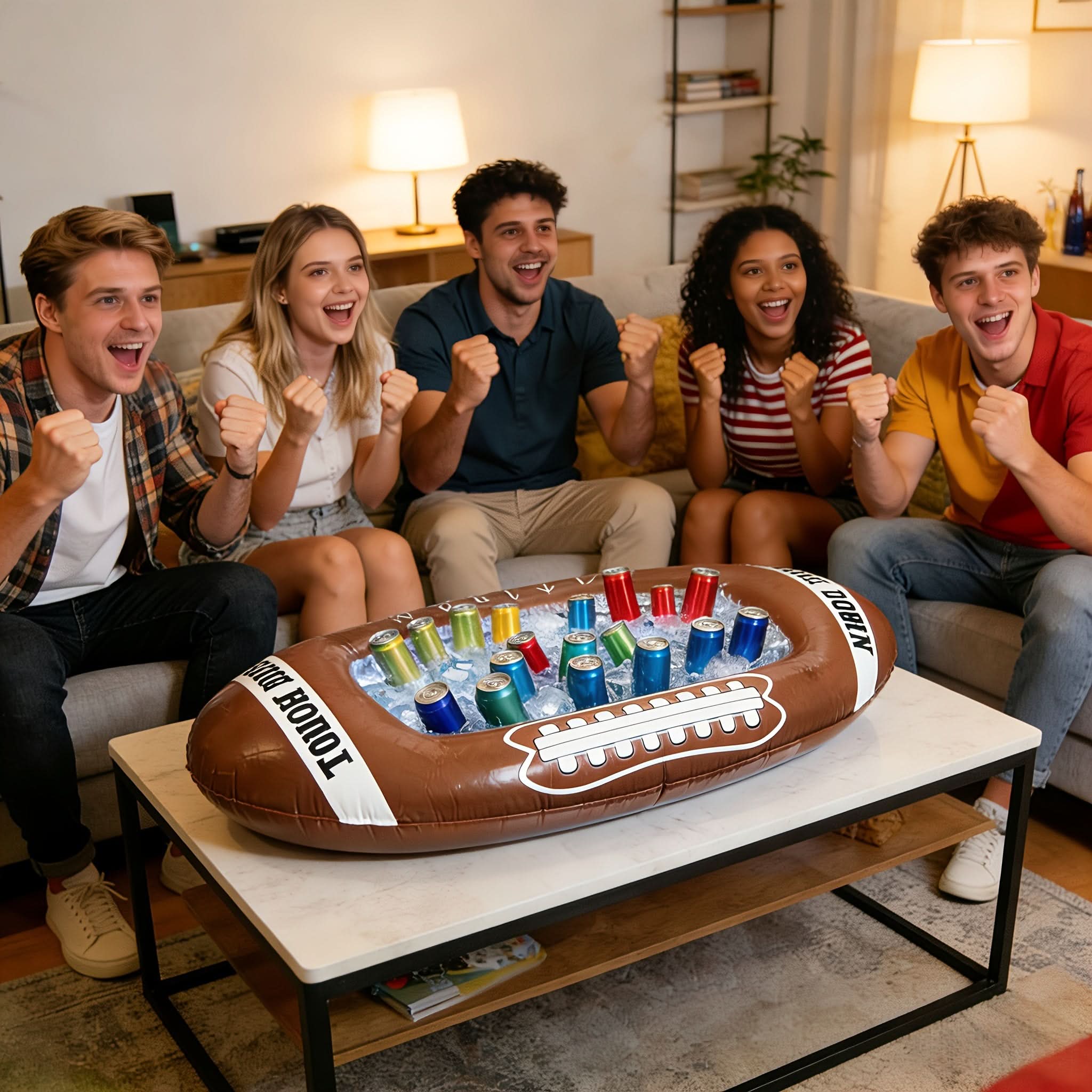 Kickoff Celebration – Inflatable Football Decor for Outdoor Fun