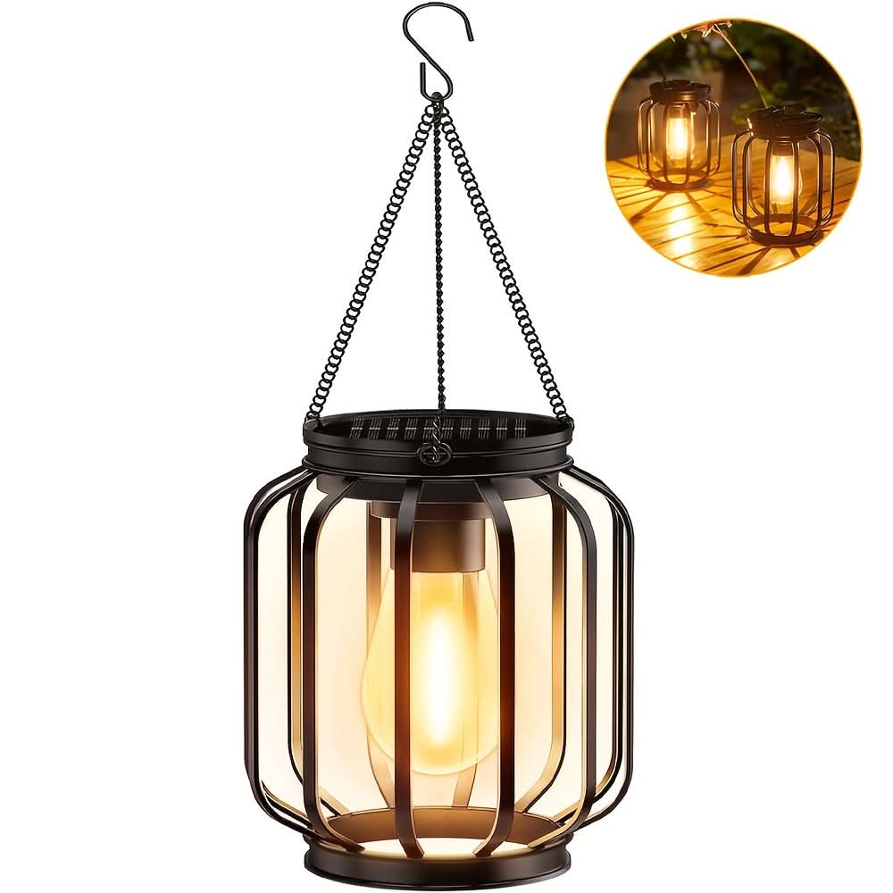 LumaGlow – Elegant Solar Lantern for Outdoor Ambiance