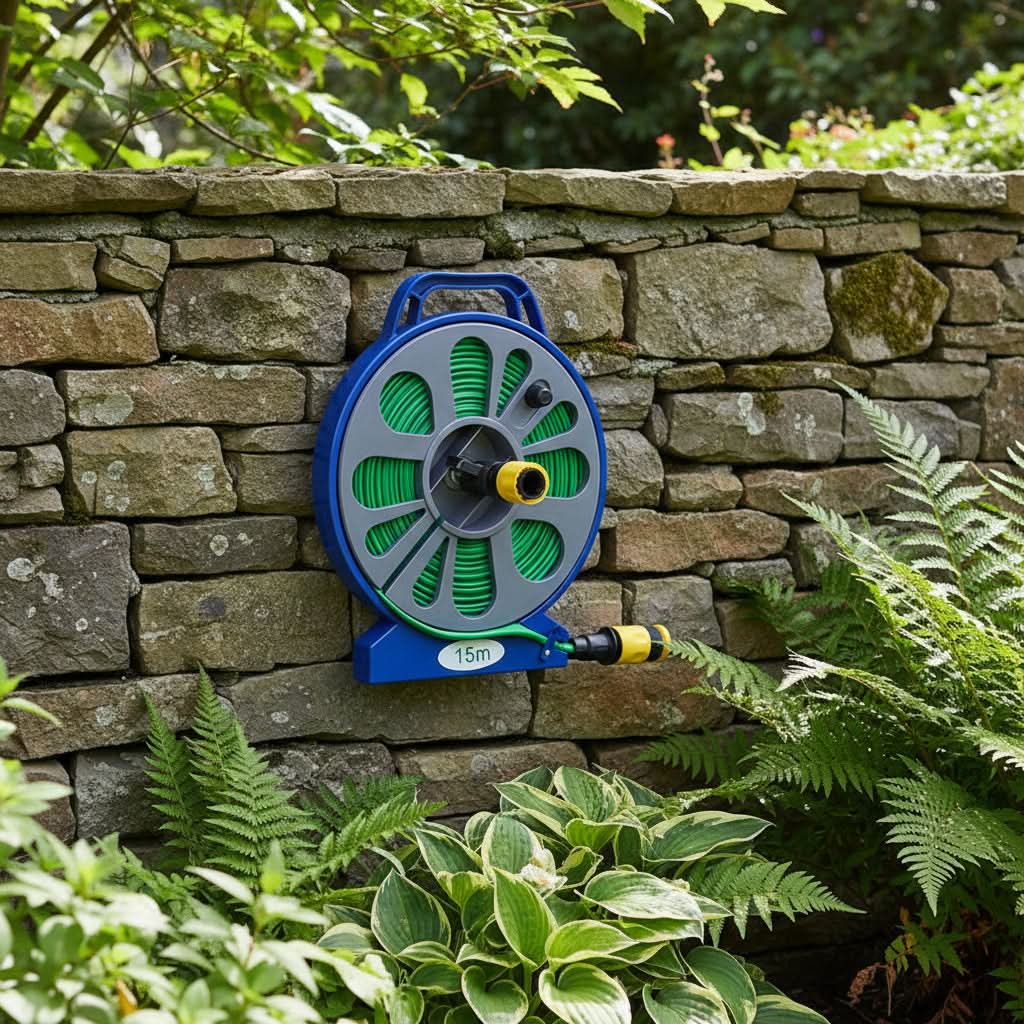 AquaFlex – Sturdy Braided Hose with Spray Nozzle and Attachments