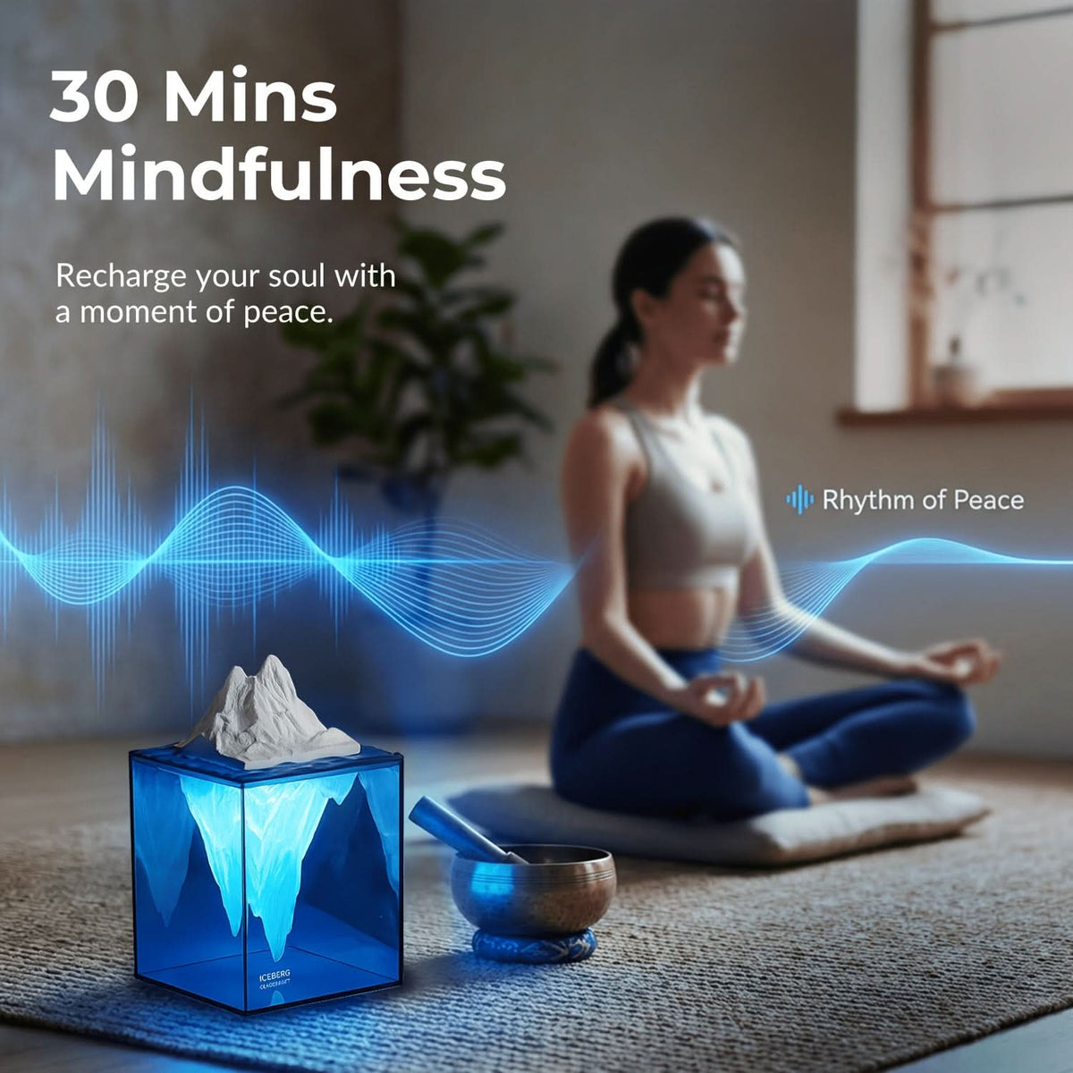 SerenityGlow – Tranquil Night Light for Relaxation Spaces