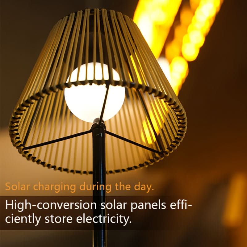 LumaGlow – Wireless Solar-Powered Outdoor Lamp
