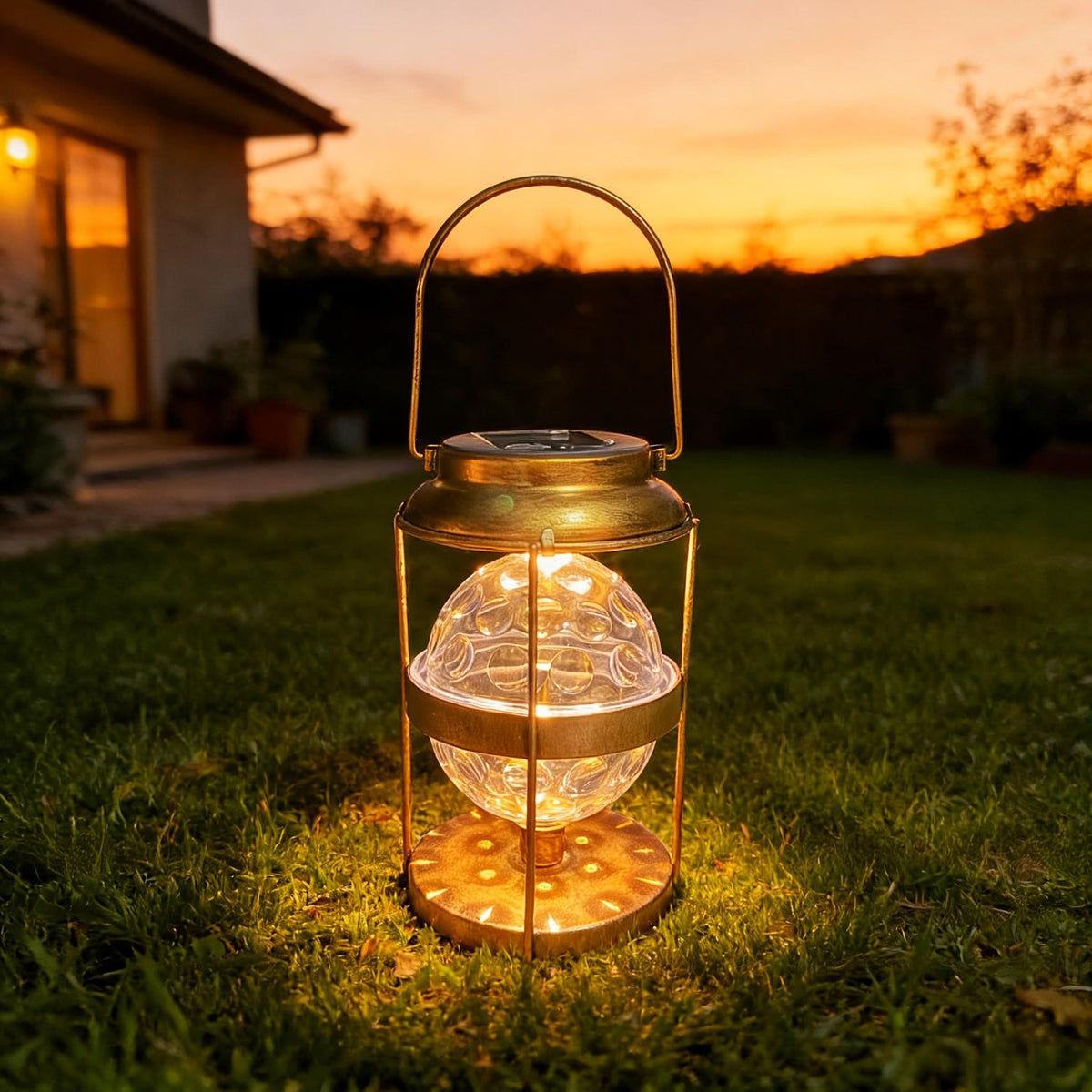 SolaraGlow – Solar-Powered Hanging Lantern for Outdoor Spaces