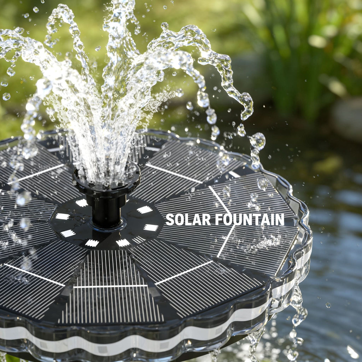 VividWave – Solar-Powered Floating Fountain for Outdoor Spaces