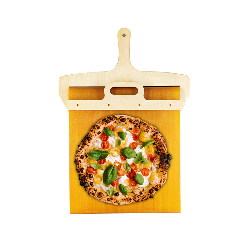Birch Wood Pizza Peel with Sliding Mechanism – Adjustable Design