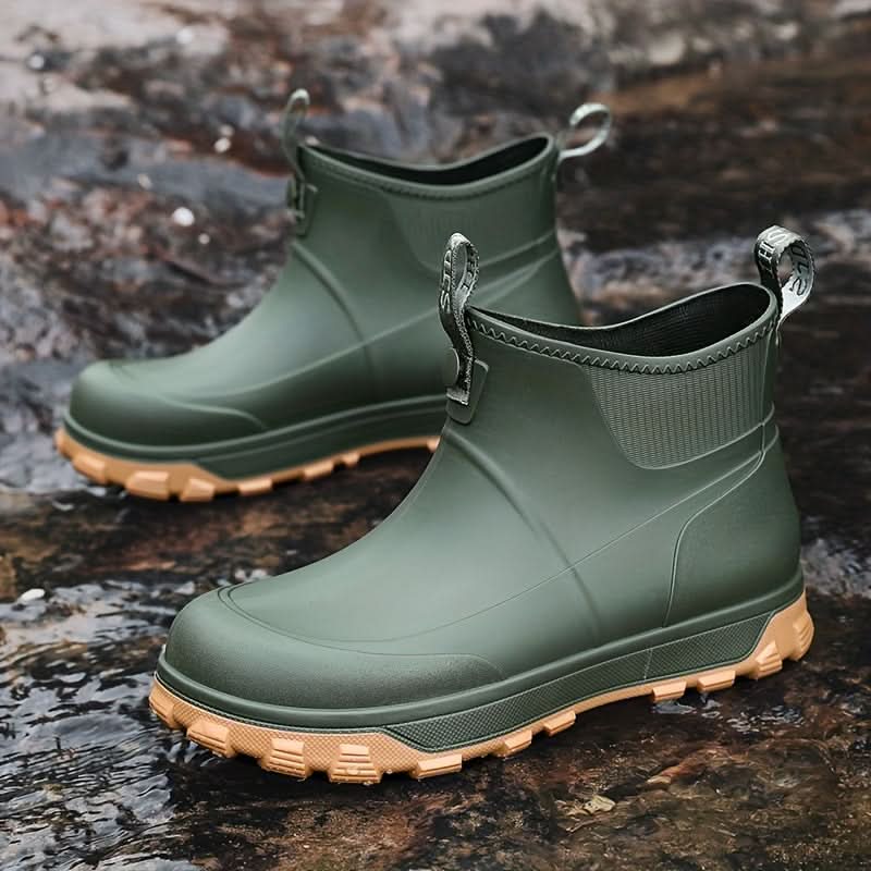 WeatherGuard - Stylish Slip-On Rain Boots for All Outdoors
