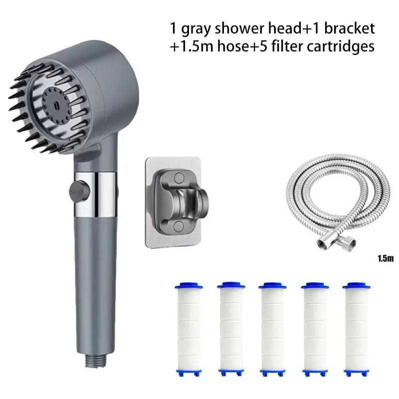 AquaRevive – High-Pressure Filter Shower Head with 3 Settings