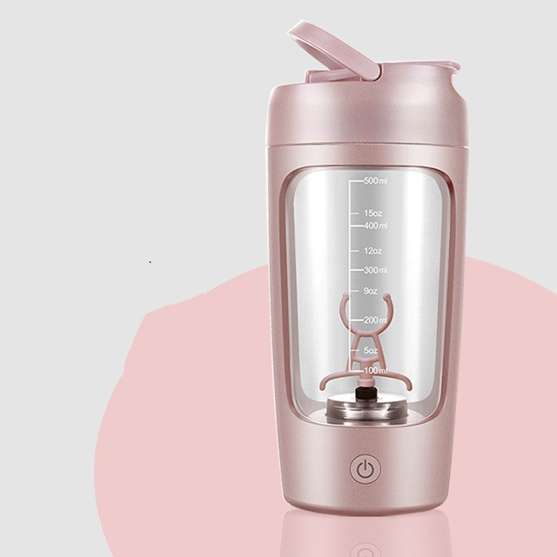 USB Protein Shaker with Self-Mixing Feature