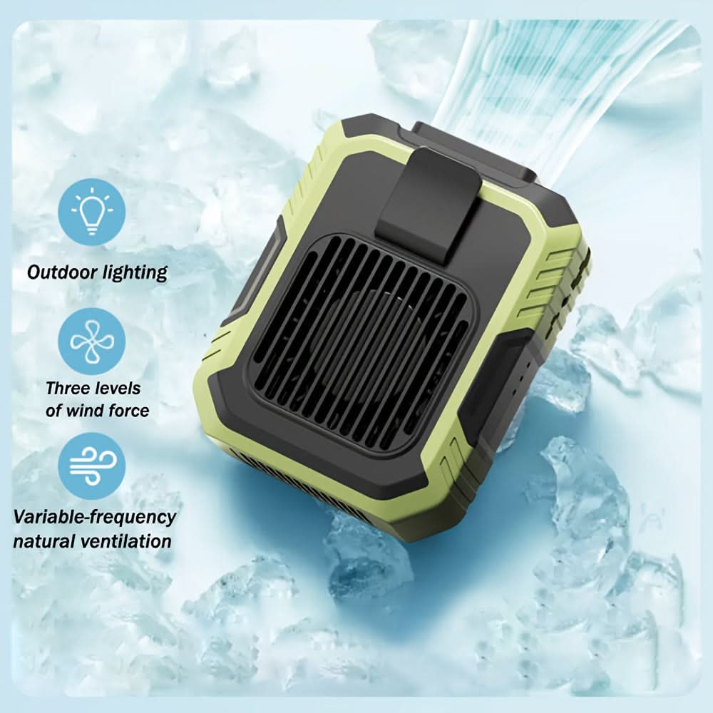 BreezeBuddy – Hands-Free Waist Fan for Ultimate Outdoor Relief