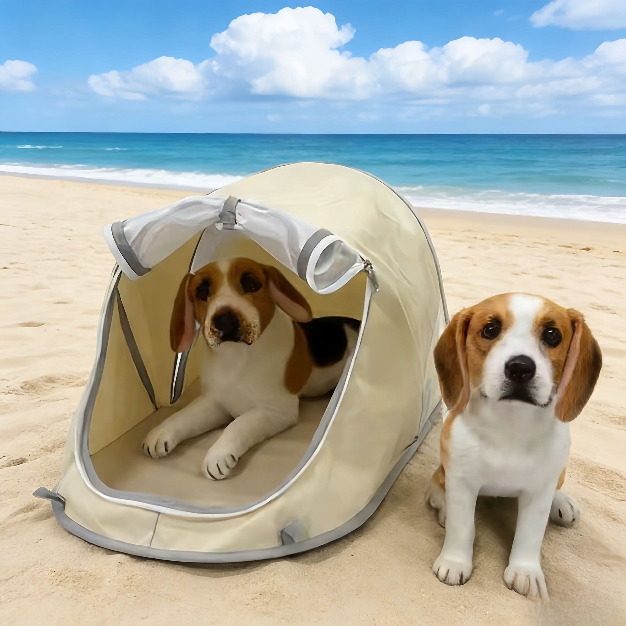CozyPaws – Portable Outdoor Pet Shelter