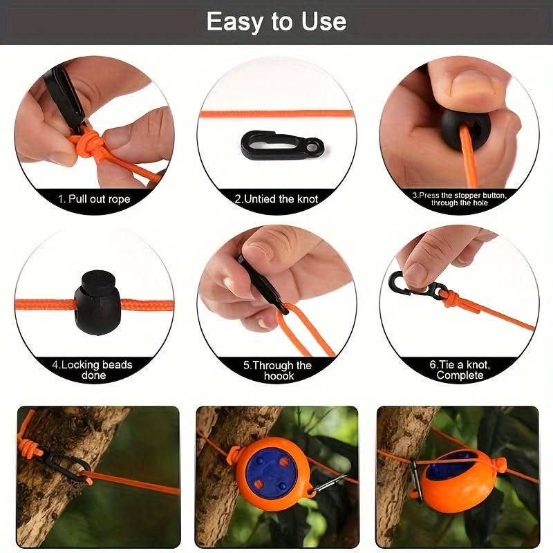 Versatile Travel Clothesline for Outdoor Adventures