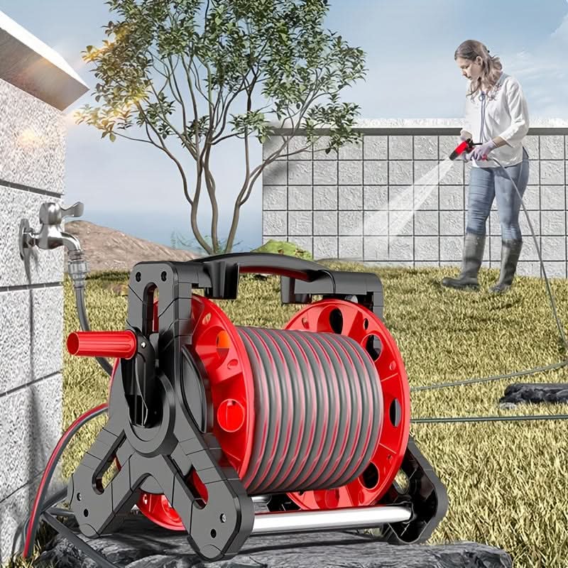 AquaSpiral – Standalone Garden Hose for Effortless Outdoor Tasks