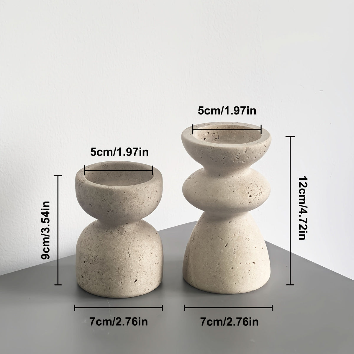 Elegant Stone Candle Holders for Luxurious Spaces