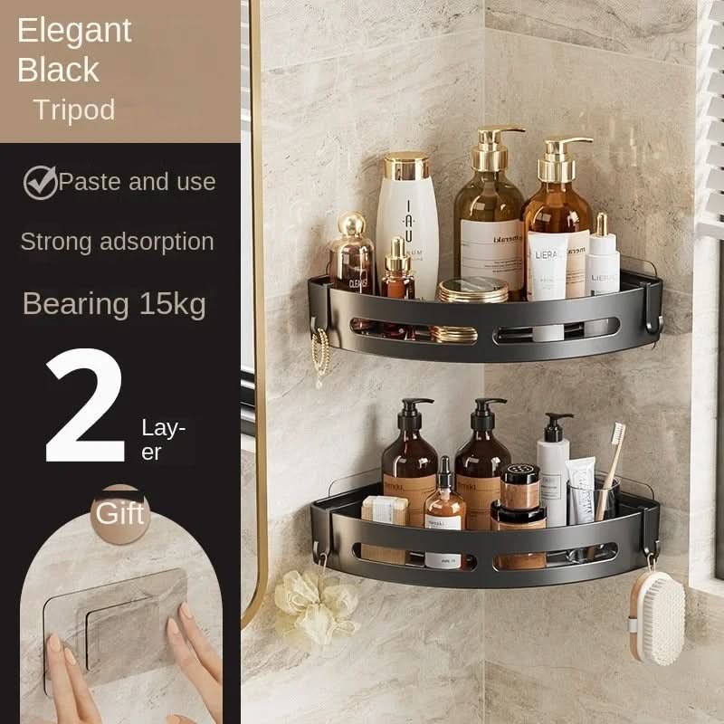 AquaEase – No Drill Adhesive Shower Storage Solution