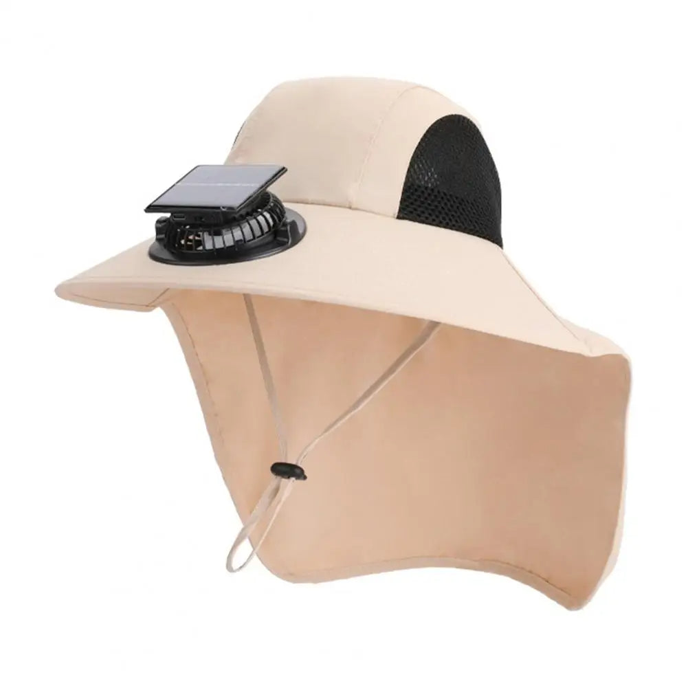 Sun Breeze Hat with Integrated Fans for Ultimate Comfort