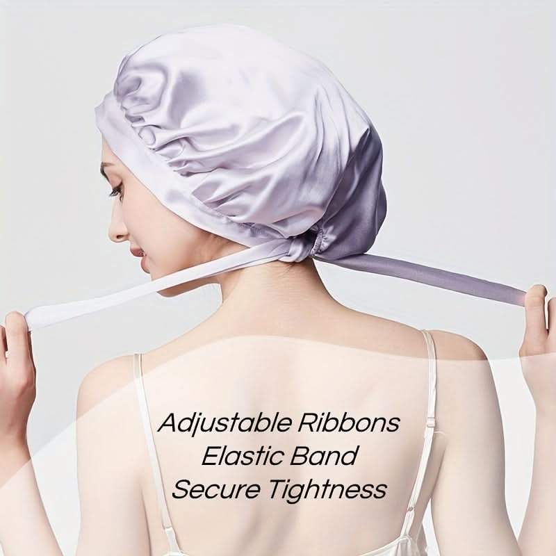 SilkDream Adjustable Sleep Bonnet for Hair Protection