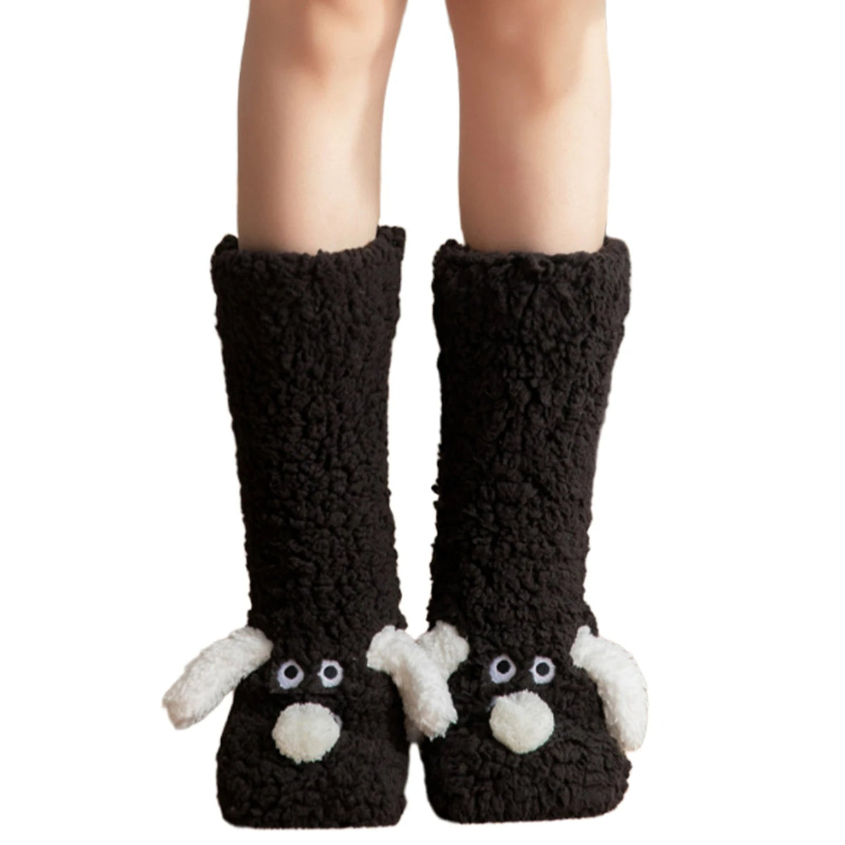Adorable Canine-Themed Cozy Winter Leg Warmers