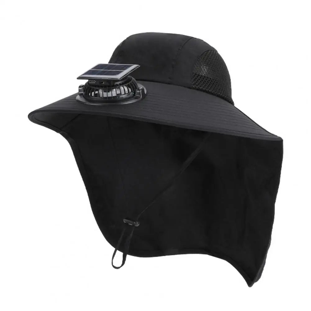 Sun Breeze Hat with Integrated Fans for Ultimate Comfort