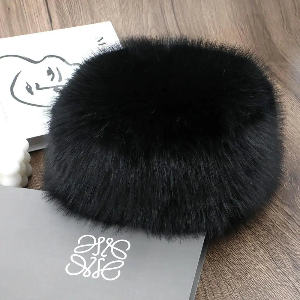 Chic Plush Winter Cap for Ultimate Warmth