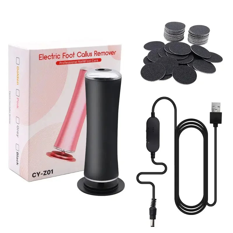 Professional Electric Foot Care System for Smooth Feet