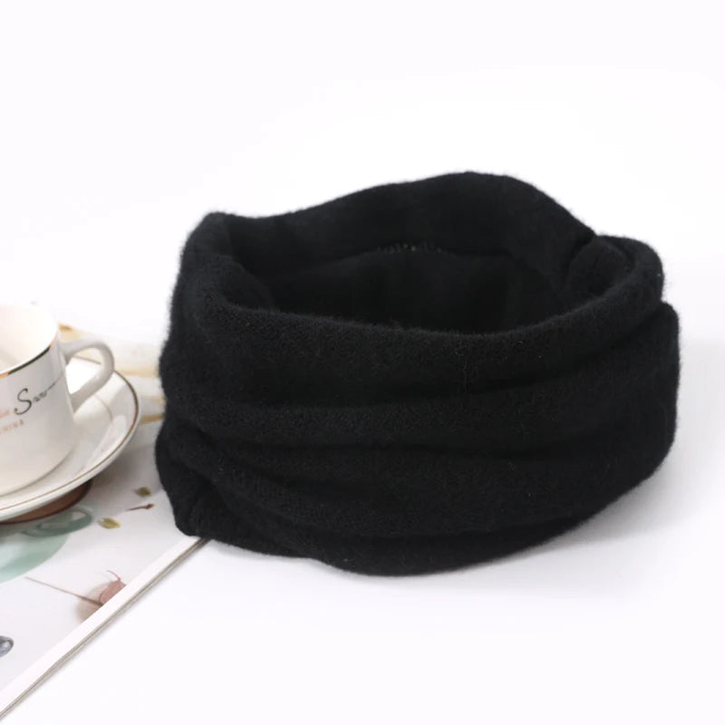 Cozy Merino Wool Neck Gaiter and Scarf Set
