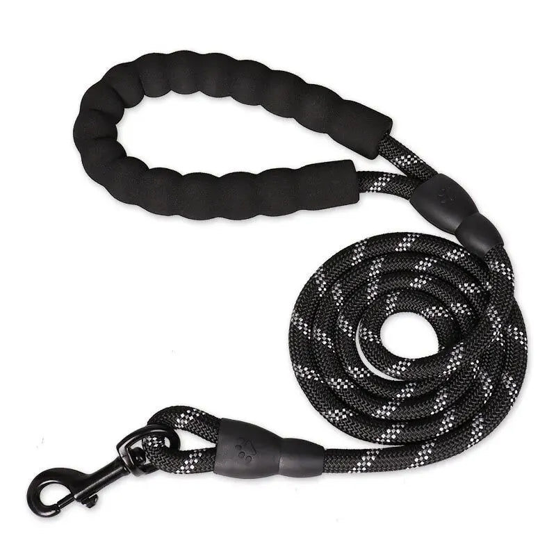 Enhanced Visibility Dog Leash with Comfort Grip