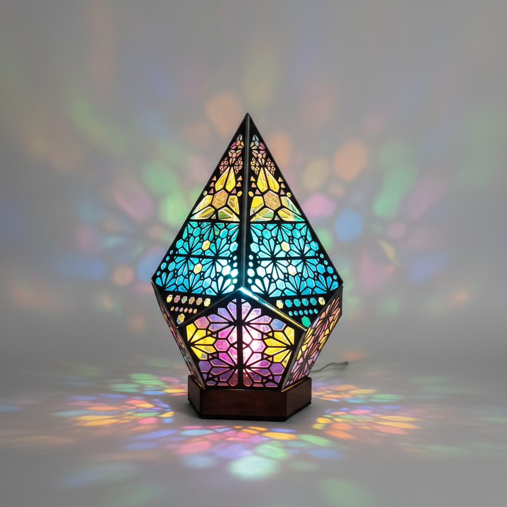 Star Pattern Lamp in Bohemian Style