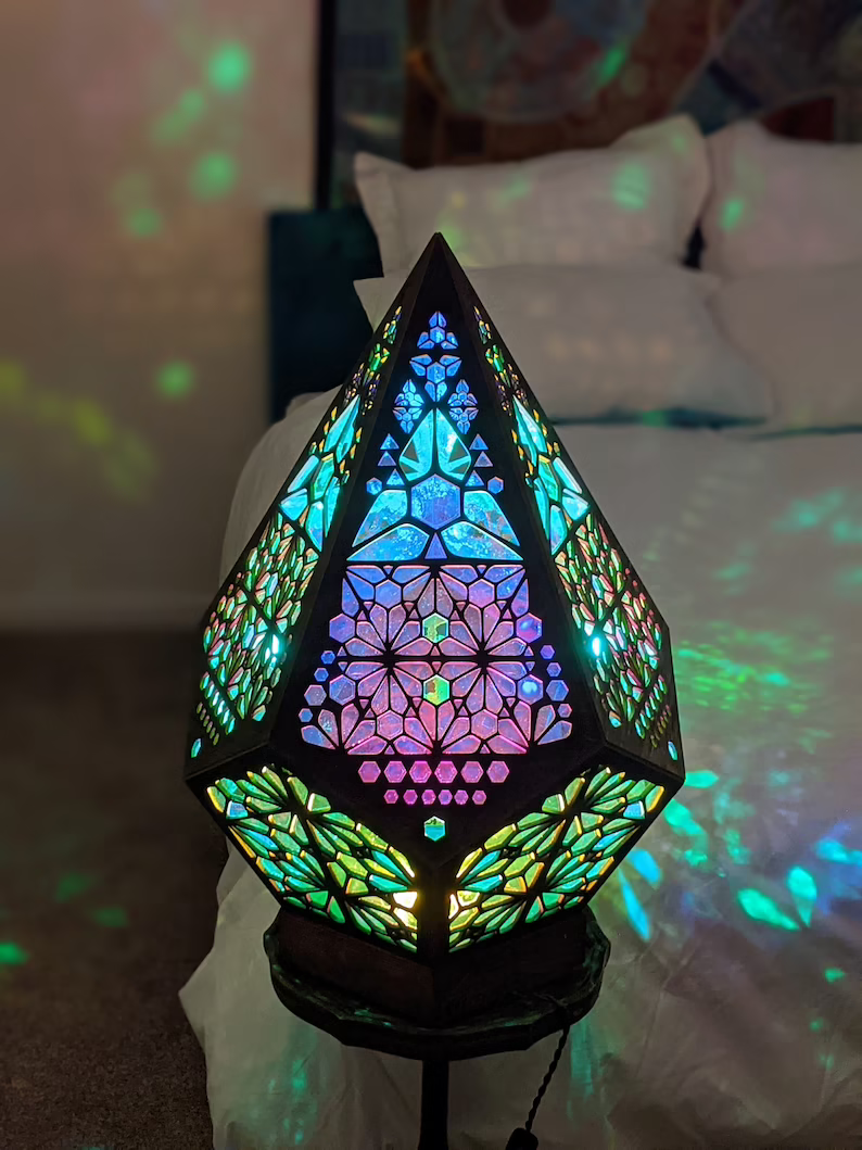 Star Pattern Lamp in Bohemian Style