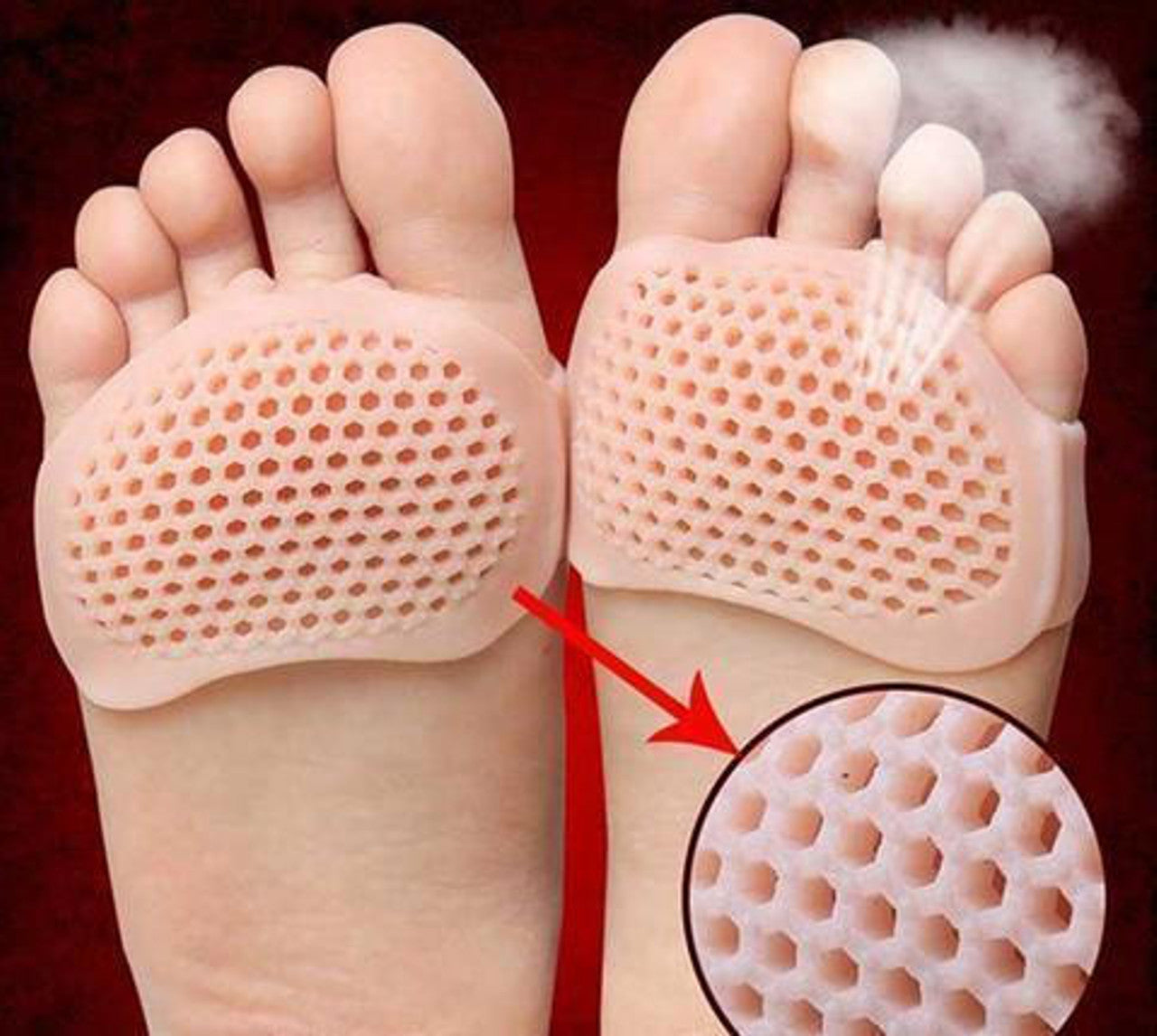 Cooling Comfort Metatarsal Cushions - Pair of 2